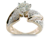 2.30 Carat Round Pave Diamond Engagement Ring