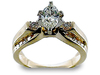 1.85 Carat Marquise Diamond Engagement Ring