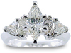1.45 Carat Marquise Trillium Diamond Engagement Ring