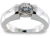0.75 Carat Round Diamond Solitaire Engagement Ring