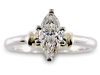 0.70 Carat Marquise Diamond Engagement Ring
