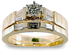 1.02 Carat Round Brilliant Cut Diamond Engagement Ring