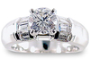 1.50 Carat Baguette Channel Diamond Engagement Ring