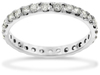 Round Pave Diamond Eternity Band