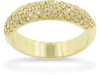 Round Diamond Pave Wedding Band