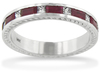 Baguette Ruby and Diamond Eternity Ring