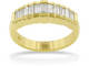 Channel Baguette Diamond Wedding Ring