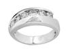 Round Channel Diamond Anniversary Ring