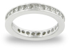 Princess Channel Diamond Eternity Band