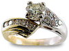 0.86 Carat Pave Round Diamond Engagement Ring