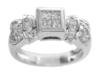 Princess Pave Diamond Anniversary Ring
