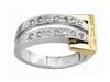 Round Pave Diamond Anniversary Ring