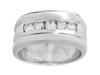 Round Channel Diamond Anniversary Ring