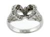 Pave Round Diamond Anniversary Ring