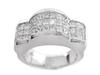 Princess Invisible Diamond Anniversary Ring