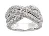 Round Pave Diamond Anniversary Ring