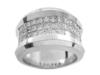 Princess Invisible Diamond Anniversary Ring