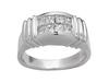 Princess Invisible Diamond Anniversary Ring