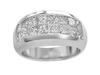 Princess Invisible Diamond Anniversary Ring
