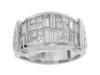 Pave Princess Invisible Diamond Anniversary Ring