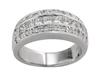 Princess Pave Diamond Anniversary Ring