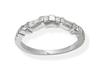 Round Channel Baguette Diamond Anniversary Ring