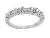 Baguette Round Channel Diamond Anniversary Ring