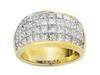 Princess Invisible Diamond Anniversary Ring