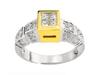 Princess Illusion Pave Diamond Ring