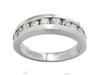 Round Channel Diamond Anniversary Ring