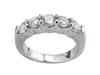 Prong Round Diamond Anniversary Ring
