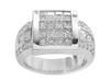 Princess Invisible Diamond Anniversary Ring