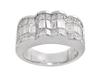 Princess Invisible Diamond Anniversary Ring