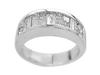 Baguette Invisible Diamond Anniversary Band