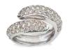 Round Pave Set Diamond Anniversary Ring