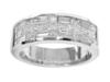 Baguette Invisible Diamond Anniversary Ring