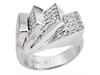 Pave Round Diamond Anniversary Ring
