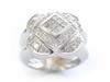 Princess Invisible Pave Diamond Anniversary Ring