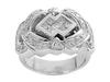 Princess Invisible Pave Diamond Anniversary Ring
