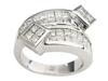 Princess Invisible Diamond Anniversary Ring