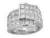 Princess Invisible Diamond Anniversary Ring