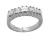 Emerald Cut Five Stone Diamond Anniversary Ring