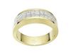 Princess Invisible Diamond Anniversary Ring