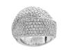 Pave Diamond Anniversary Ring